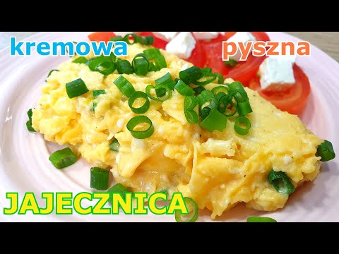 Najlepsza kremowa jajecznica 👌 przepis krok po kroku jak przygotować idealną pyszną jajecznicę 👍