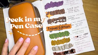 Pens I brought to Europe & what Pricey Pen I left behind. Currently Inked Travel Edition