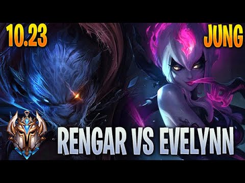 Rengar vs Evelynn - Jungle - 10.23 Challenger
