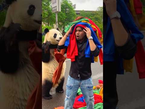 Panda ne raincoat diay | 😂 #oyejid #comedy #funny #shorts ￼