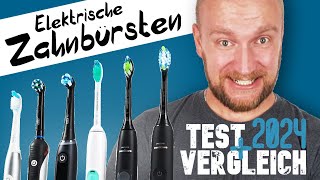 Elektrische Zahnbürsten Test 2024 ► Rotations- & Schallzahnbürsten im Test ✅ Oral-B vs. Philips