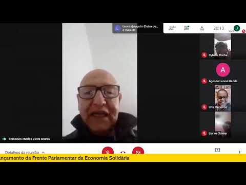 Lançamento da Frente Parlamentar da Economia Solidária