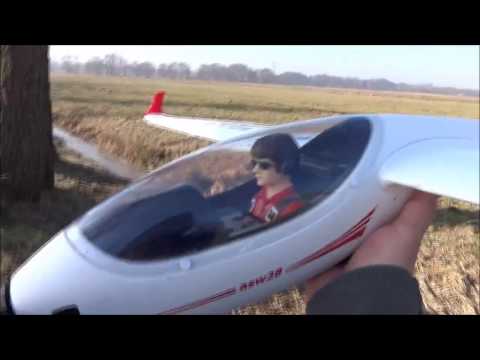 Lanyu ASW 28 sailplane with hard landing !