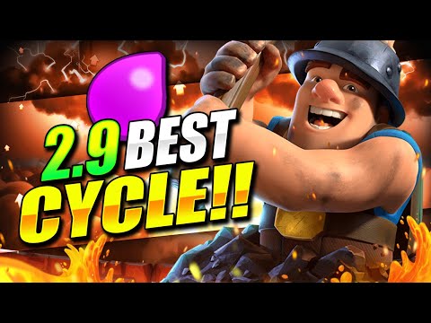 92% WIN RATE!! #1 BEST MINER CYCLE DECK IN CLASH ROYALE!! 🏆