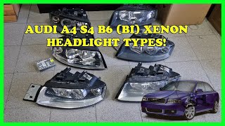 Audi A4 S4 B6 different (bi)-xenon HID headlight types 2000-2005! DIY Repair Guide: Ballasts, Bulbs