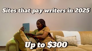 5 sites that pay writers in 2025