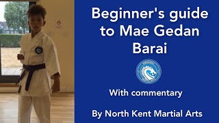 Beginner's tutorial on how to do Mae Gedan Barai with commentary