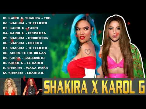 Shakira X K a r o l G Lo Mejor Canciones 2023 ~ Lo Mas Nuevo 2023 ~ Musica de Moda ~ Fiesta Latina M