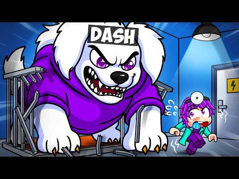 100 Days as a GIANT DOG In Roblox Escape Dog Pound...