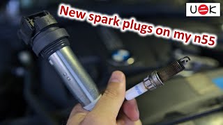 Spark plug and ignition coil replacement on my e93 335i (N55) | UNIK DIY