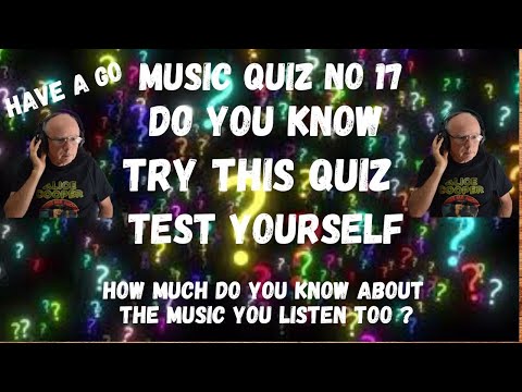 Music Quiz No 17