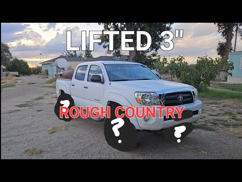 Installing 3" Rough Country Lift on My 2nd Gen Tacoma! - Coilover Lift