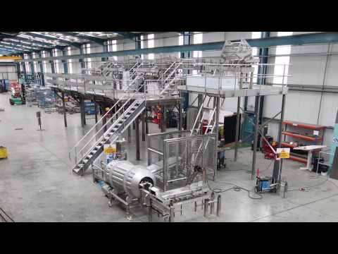 Snack Food Conveying & Seasoning System Build | KMG Systems UK Factory Timelapse