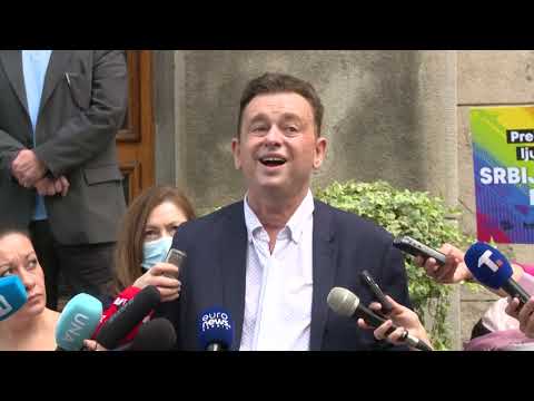 Beograd, Goran Miletic koordinator EUROPRAJDA 2022, dobili smo dva samara od pravosudnih institucija