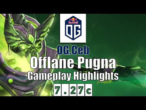 Pugna | OG.Ceb | Offlane Pugna Highlights | 7.27c Gameplay Highlights