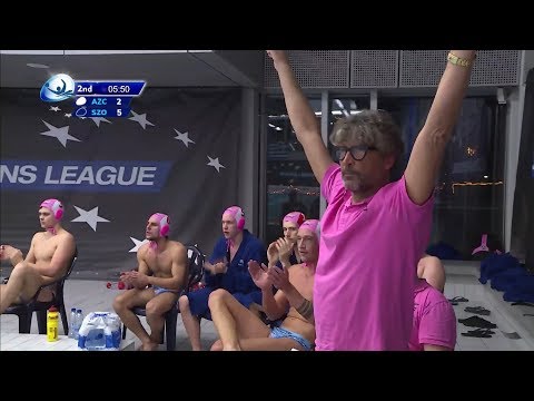 Samenvatting AZC Alphen - Szolnoki VSK (LEN Champions League | 20 december 2017)