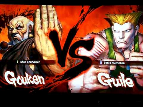 Bullcat [Gouken] vs Momome [Guile] SUPER STREET FIGHTER 4 - Japanese Online Ranked Matches