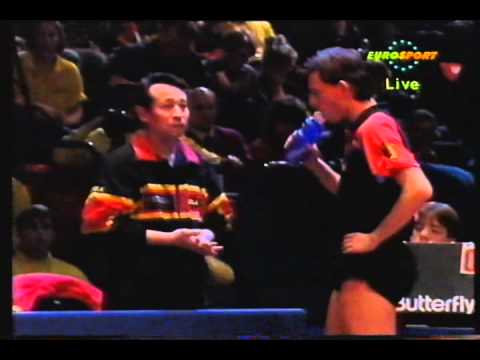 1994 Championnat d'Europe Birmingham Finale Simple Jean Michel Saive - Jan Ove Waldner