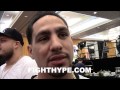 DANNY GARCIA SAYS THERE'S TENSION ...