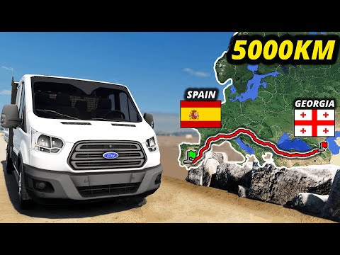 ETS2 Longest Transporter Delivery (Seville to Tbilisi) Spain to Georgia | Euro Truck Simulator 2
