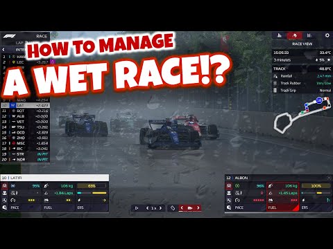 HOW TO MANAGE A WET RACE - F1 MANAGER 22