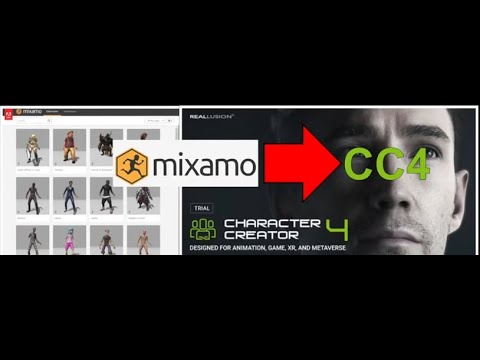 Mixamo 3D Avatar to Character Creator 4 - Full Tutorial