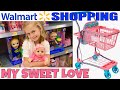 😃Yay! Walmart Trip With Skye! 🛒My Sweet Love Shopping Cart Unboxing & Review!