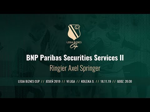 Skrót spotkania BNP II - Ringier Axel Springer ( Legia Biznes Cup Jesień 2019 )