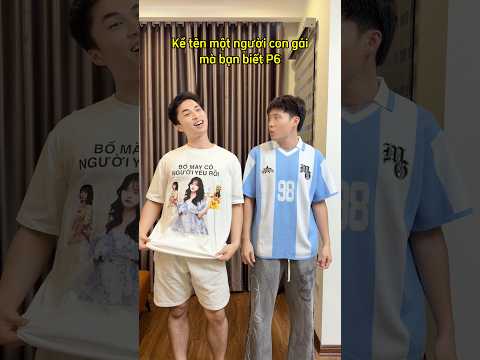 Hoàng Hôn | Đu Trend Kể Tên Một Người Con Gái Mà Bạn Biết P6 #Shorts