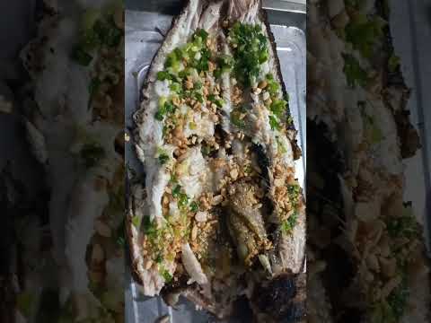 Cá lóc nướng mỡ hành