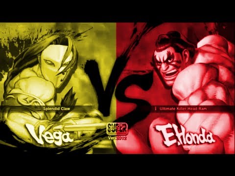uenis [Vega] Vs o wa re jp [Honda] SSF4 Arcade Edition 2012 720 HD