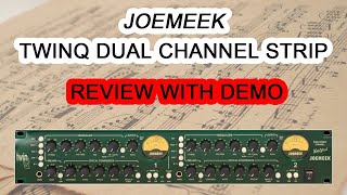 Video thumbnail for Joemeek Twinq Dual Channel Strip Review with Demo by Consordini