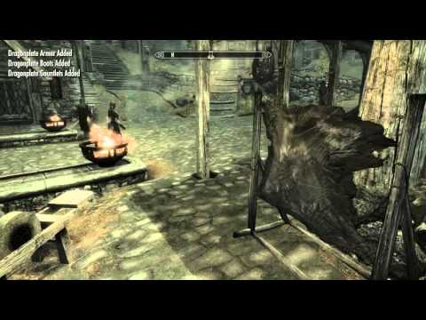 Crafting Dragonbone Armor - Skyrim