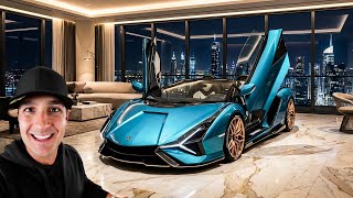 CARROS MAIS EXCLUSIVOS NA SALA DO APARTAMENTO EM MIAMI 🇧🇷 🚀