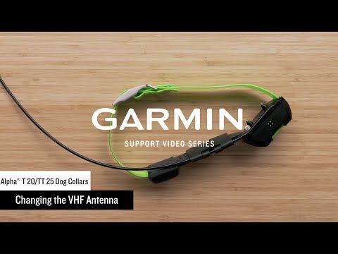 Garmin Support | Alpha® T 20 / TT™ 25 Dog Collars | Replacing the VHF Antenna