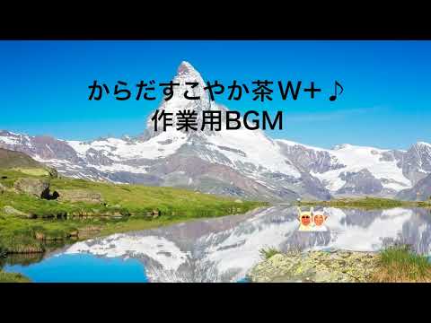 【からだすこやか茶Ｗ＋】 作業用サウンドロゴループ KARADA SUKOYAKA CHA Ｗ＋
