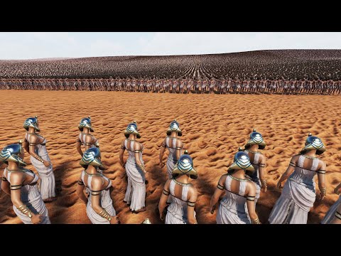 Can Team CLEOPATRA stop 1.000.000 EGYPTIAN WARRIORS MOB - UEBS2 - Ultimate Epic Battle Simulator 2