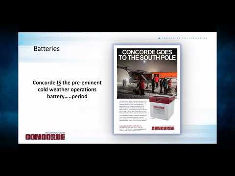 Concorde – Lead Acid Aircraft Battery Airworthiness