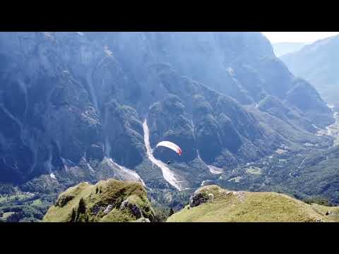 Mangart saddle Slope Soaring and Paragliding on late summer time