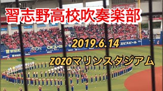 習志野高校吹奏楽部 6.14 ZOZOマリンスタジアム