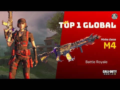 TOP 1 GLOBAL - MELHOR CLASSE DE ( M4 ) SEM RECUO + HIP FIRE !!! COD MÓBILE !!!