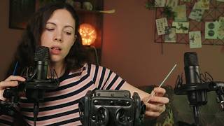 ASMR 2 Pro Mics at MAX Sensitivity 👂Ear Cleaning & Whispers