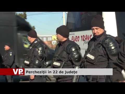 Percheziții în 22 de județe