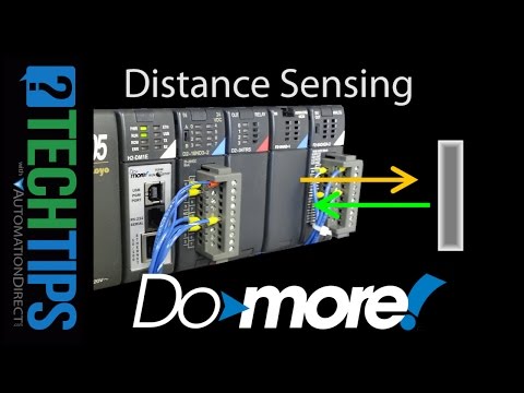 How to Sense Distance with an AutomationDirect Do-more PLC