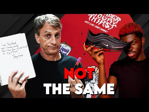 Lil Nas X claims DOUBLE STANDARD as Tony Hawk Releases his BLOOD INFUSED Bloodboard.