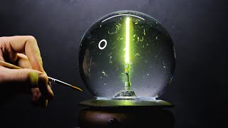 I Made A Glowing Christmas Star Wars Snow Globe