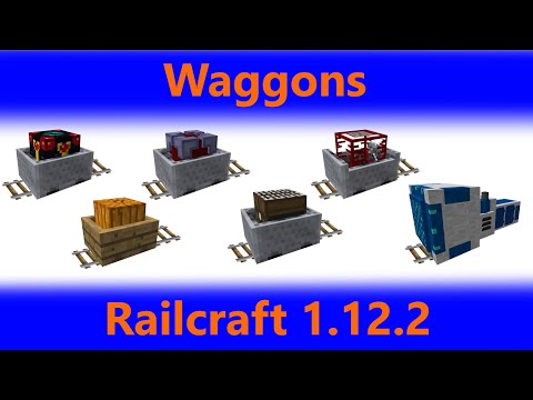 Waggons - Railcraft 1.12.2 - Minecraft Tutorial