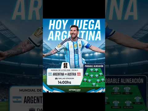HOY JUEGA ARGENTINA🇦🇷⚽️ #futbol #mundial2026 #viral #messi #argentina #seleccionargentina #shorts