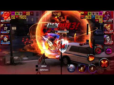 Dormammu T2 Lvl 60 vs Silver Surfer Black T3