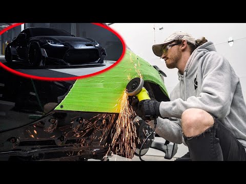 Installing the 2022 Pandem BRZ Body Kit. [vlog]